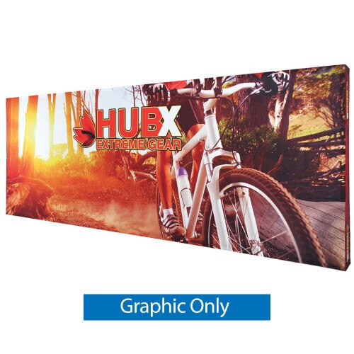 20 x 7.5 ft. RPL Fabric Pop Up Display Straight — Graphic Only / With Endcaps